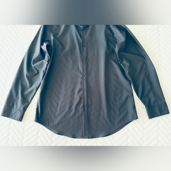 Zara Men’s Black Long Sleeve Collared Button Down Shirt Size XL Slim Fit - Picture 15 of 15